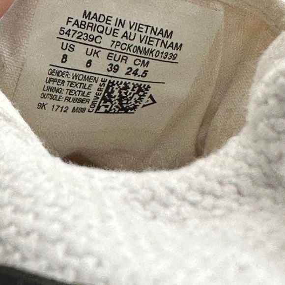 Used, Converse Chuck Taylor All Star Shoreline Shoe, size 8 - Picture 3 of 5